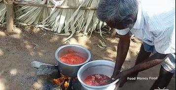 印度大叔吃长瓜图片,趣味横生的一幕引网友热议